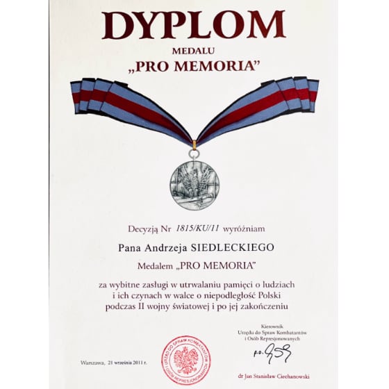 Medal Pro Memoria
