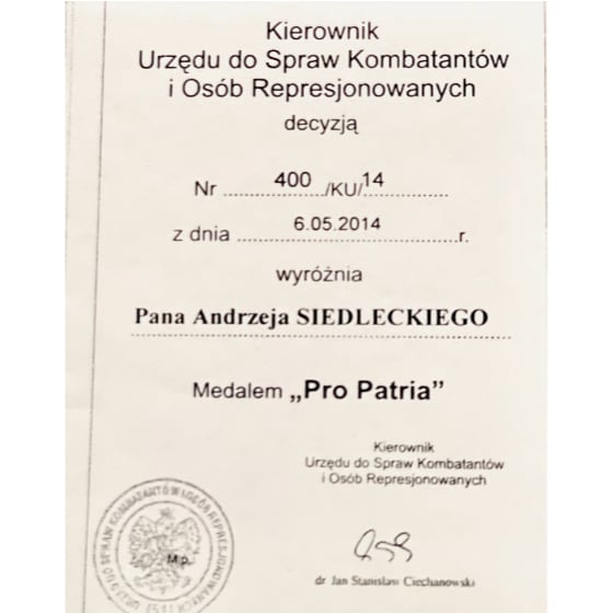 Medal Pro Patria